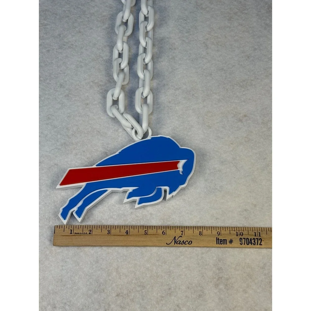 Custom 3D Printed Football Team Chain Necklace Adjustable Game Day Fan Jewelry‎